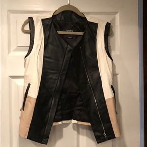 Bebe leather vest